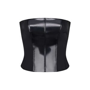 NWT SKIMS STRETCH VINYL CORSET